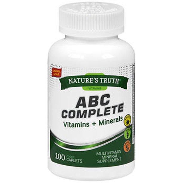Вітаміни ABC Complete Vitamins + Minerals 100 caplets