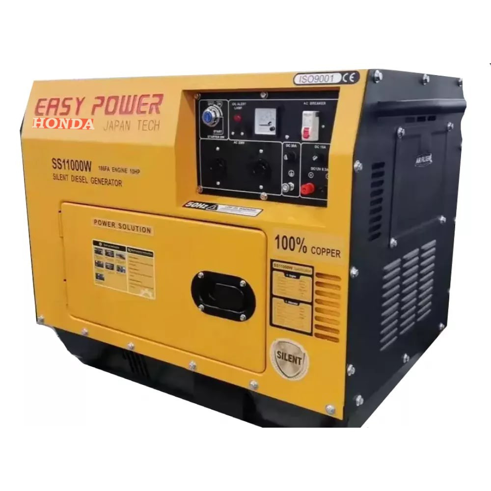 Дизельний генератор 6,5 кВт Easy Power/Honda SS11000W
