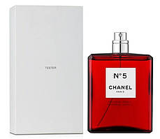 Жіночі парфуми Chanel Chanel No 5 Red Edition (Шанель Шанель №5 Ред) Парфумована вода 100 ml/мл ліцензія Тестер