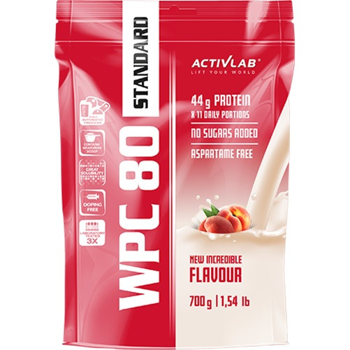 Сироватковий протеїн Wpc 80 Standard 700g (Peach)