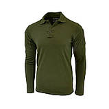 Футболка поло Texar Elite Pro Long Sleeve — Olive 30-ELPS-SH, фото 9