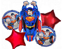 Набір повітряних фольгованих кульок Супергерої  Супермен