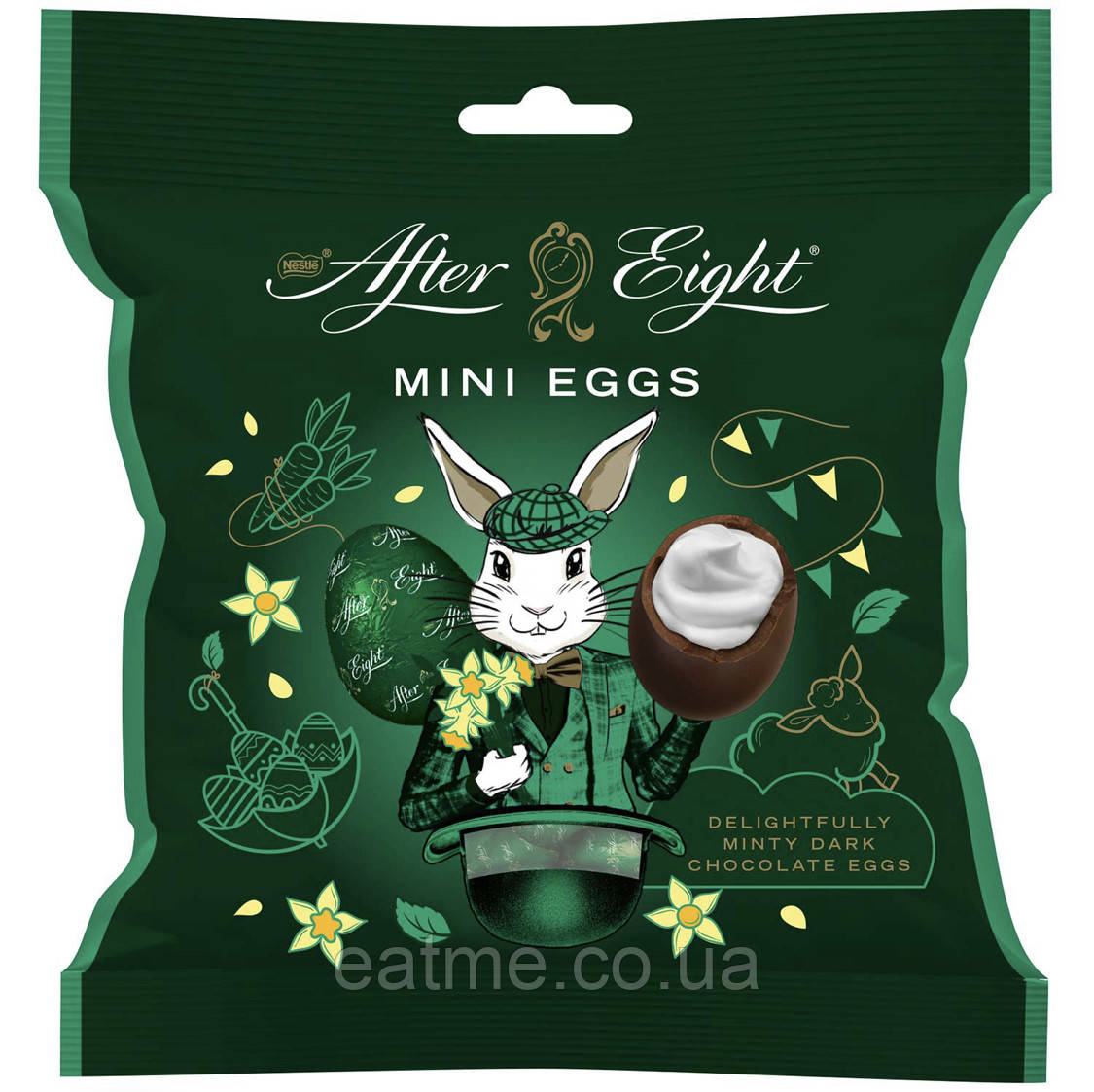 After Eight Яйця з чорного шоколаду з м‘ятною начинкою 90g