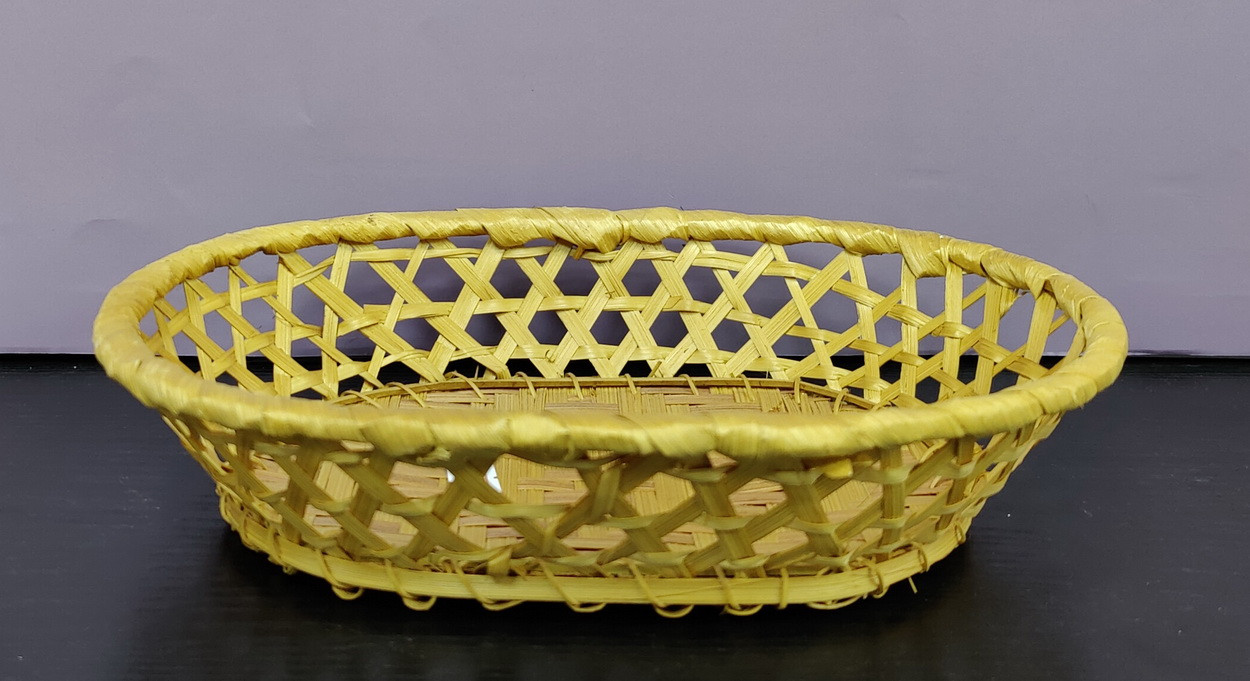 Кошик кашпо плетений 19*12*4 см KA015, фото 1