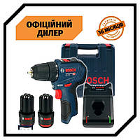 Профессиональный аккумуляторный шуруповерт Bosch GSR 12V-30 (12 В, 2 А/ч, двухскоростной) Топ 3776563