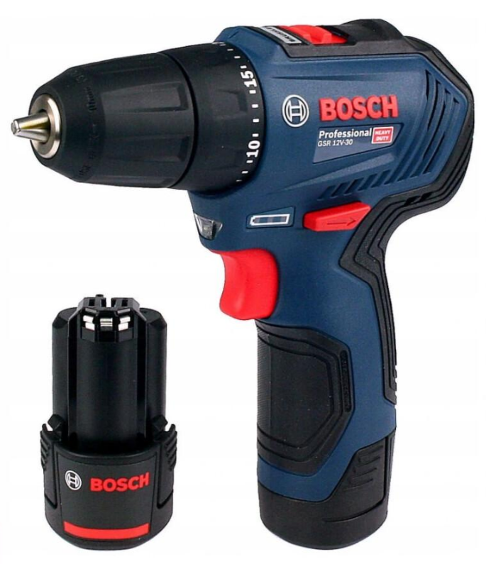 Аккумуляторный шуруповерт Bosch GSR 12V-30 (12 В, 2 А/ч, двухскоростной) - фото 7 - id-p1196729509