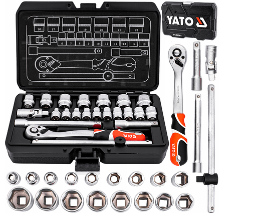 Набір інструментів торцеві ключі Yato YT-38561, фото 2