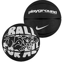 Мяч баскетбольный Nike Everyday Playground 8P Graphic Deflated размер 5,6,7, черный (Оригинал) 5