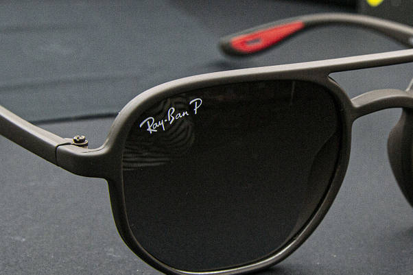 Сонцезахисні окуляри RAY BAN Ferrari поляризаційні UV400 (арт. RB1439) коричневий, фото 4