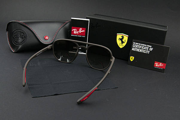 Сонцезахисні окуляри RAY BAN Ferrari поляризаційні UV400 (арт. RB1439) коричневий, фото 3