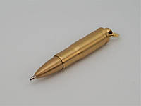 Брелок-ручка "Пуля" из латуни для ключей арт. 03571