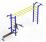 Універсальний вуличний тренажер із рукоходом SiverSport SL-201.1, фото 3