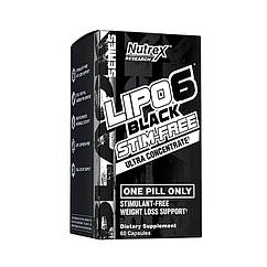 Жироспалювач без стимуляторів Lipo 6 Stim-free 60 caps