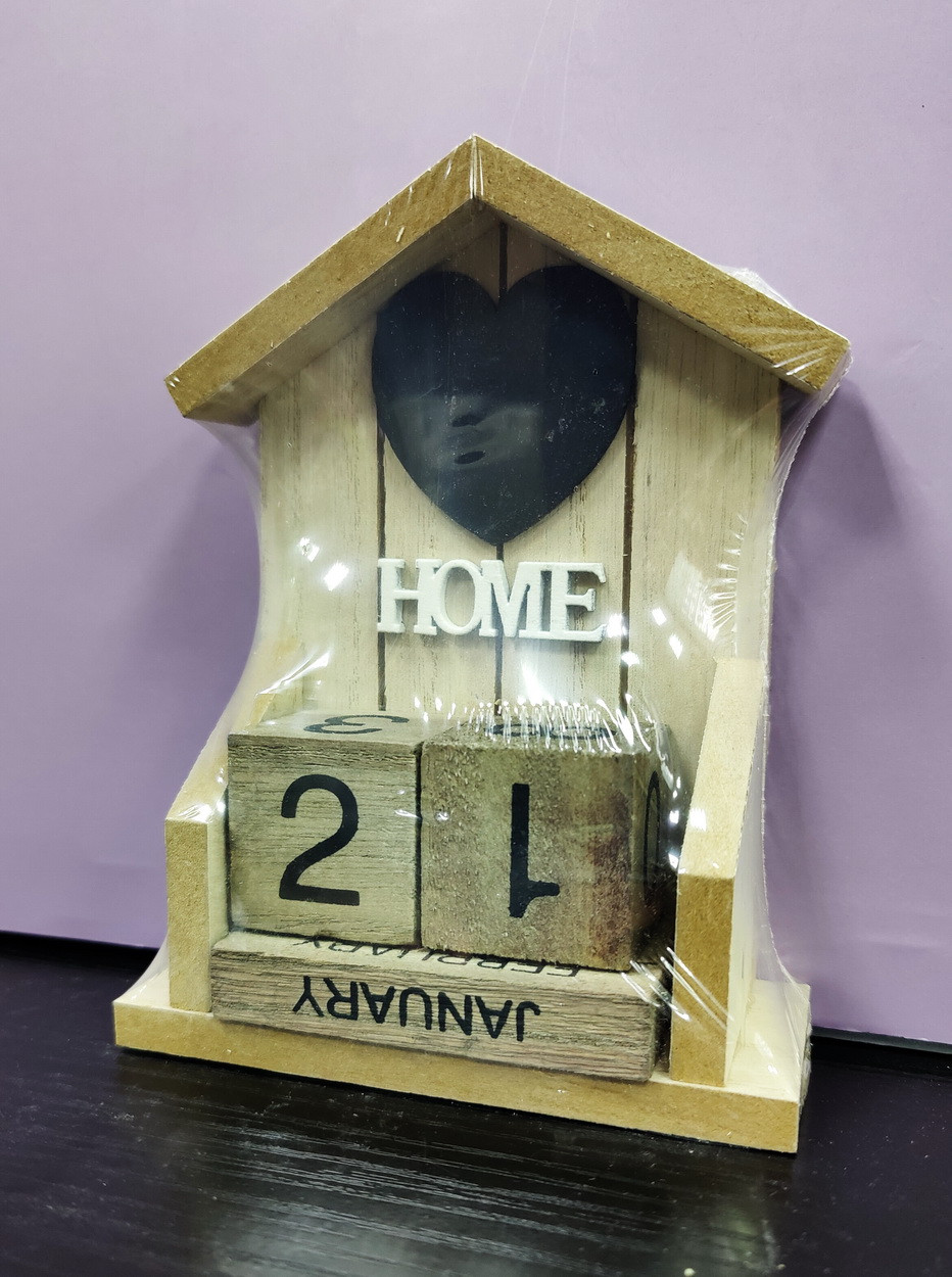 Календарь вічний хатинка 12*18*5см ВК3-7, фото 1