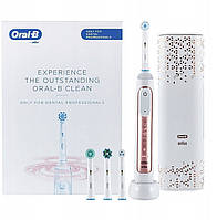 Электрическая зубная щетка Braun Oral-B Genius X 20000 Rose Gold + Etui USB