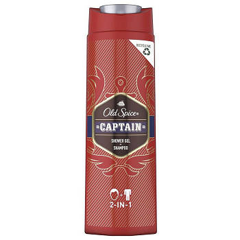 Гель для душу + Шампунь Old Spice Captain 400 мл