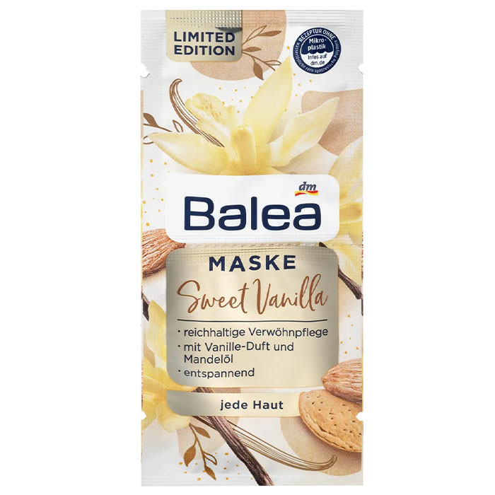 Маска для обличчя Balea Sweet Vanilla 16 мл, фото 1