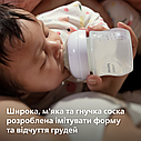 Соска силіконова Philips AVENT Natural SCY964/02 Природний потік, швидкий, від 3+ місяців, 2шт, фото 3