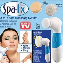 Набір для вмивання очищаюча щіточка масажер для обличчя Spa Fx [2-34]