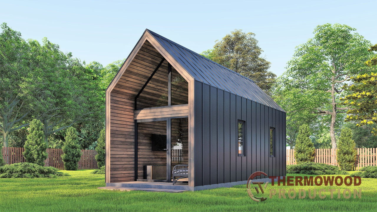 современный модульный дом фото