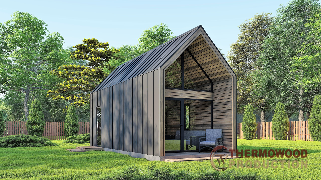 современный модульный дом фото