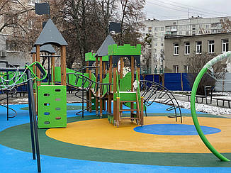 Гумове покриття Teking Kids 2S для дитячих майданчиків, фото 4