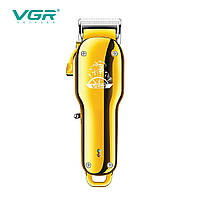 Машинка для стрижки волосся й бороди професійна акумуляторна VGR V-678, фото 3