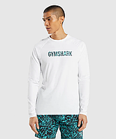 Футболка лонг Gymshark Animal Print Infill (р.XXXL) для тренувань Джимшарк