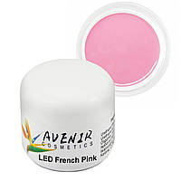 Гель для наращивания LED French pink Розовый френч 30 мл