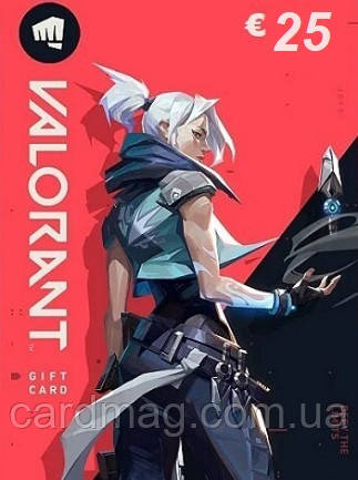 VALORANT для ПК (Поповнення гаманця на 25 EUR) регіон Європа