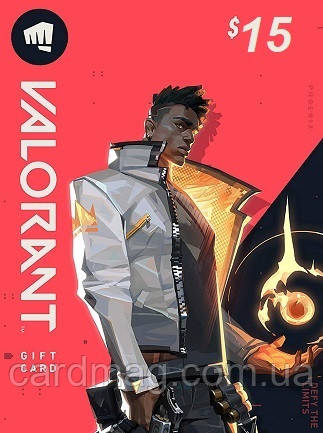 VALORANT для ПК (Поповнення гаманця на 15 USD) регіон США