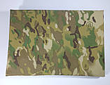 Каремат тактичний польовий з застібками | Килимок в 4 складання | Мультикам | Ukr shield, фото 3