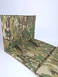 Каремат тактичний польовий з застібками | Килимок в 4 складання | Мультикам | Ukr shield, фото 4