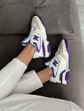 Кросівки чоловічі New Balance 550 White Purple біла шкіра Chower біленс демісезонні весна модні В'єтнам, фото 6