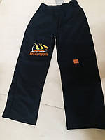 СПОРТИВНЫЕ брюки ластик для мальчика девочки черные 104 - 134