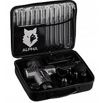 Перкусійний ручний масажер пістолет Alpha AMG-01 100Вт, фото 3