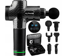 Перкусійний ручний масажер пістолет Alpha AMG-01 100Вт, фото 2