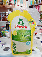 Безфосфатний гель для прання білої білизни Фрош цитрус Frosch Citrus 1.8 л (Німеччина)