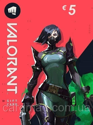 VALORANT для ПК (Поповнення гаманця на 5 EUR) регіон Європа