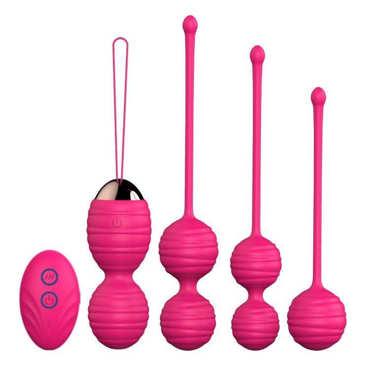 MELO Electric Kegel Balls Тренажер для мышц Кегала - набор из 5 шариков Ben Wa Balls - фото 1 - id-p1793222517