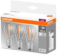 Osram LED Base Classic CL 6,5 Вт (60 Вт) E27 нейтральный белый 3 шт.