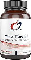 Designs for Health Milk Thistle Расторопша - 90 вегетарианских капсул