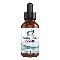 Designs Super Liquid Folate (Liquid Folinic ASDHelp Фолиевая кислота 400 мкг Витамин Б9 жидкий 30 мл