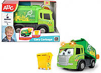 Игрушка Dickie Toys Мусоровоз АВС Scania Гэри с контейнером, свет и звук, 25 см (4114004)