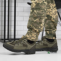 Тактичні чоловічі кросівки хакі Cordura на літо сітка, фото 4