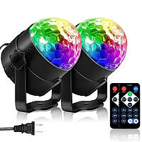 MIU Mini Disco Crystal Magic Led Stage Ball Light Lamp с дистанционным голосовым управлением