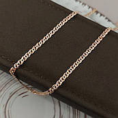 Срібний ланцюжок з плетінням Нонна позолочена 55 см