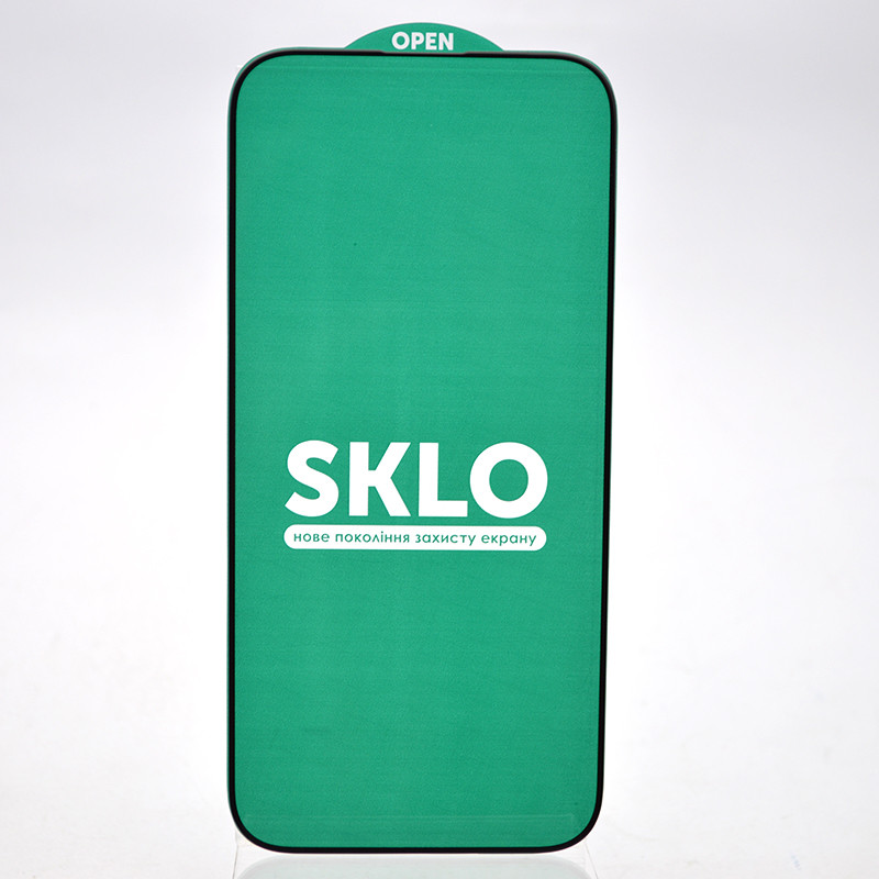 Захисне скло SKLO 5D для iPhone 14 Pro/iPhone 15 Black, фото 1