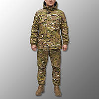 🔥 Костюм Горка с флисом (multicam) тёплая куртка и штаны, мультикам нацгвардии военная зсу