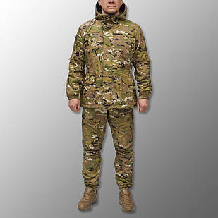🔥 Костюм Гірка з флісом (multicam) тепла куртка та штани, мультикам нацгвардії військова зсу